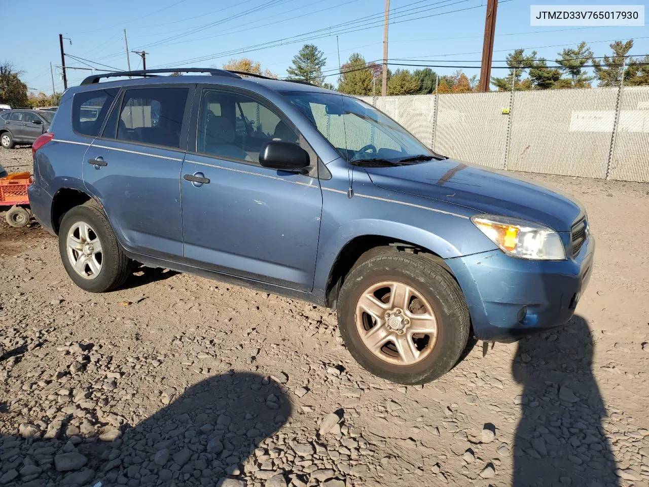 2006 Toyota Rav4 VIN: JTMZD33V765017930 Lot: 77075074