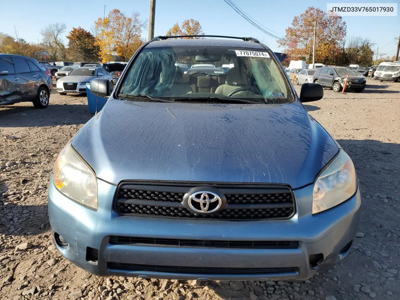 2006 Toyota Rav4 VIN: JTMZD33V765017930 Lot: 77075074