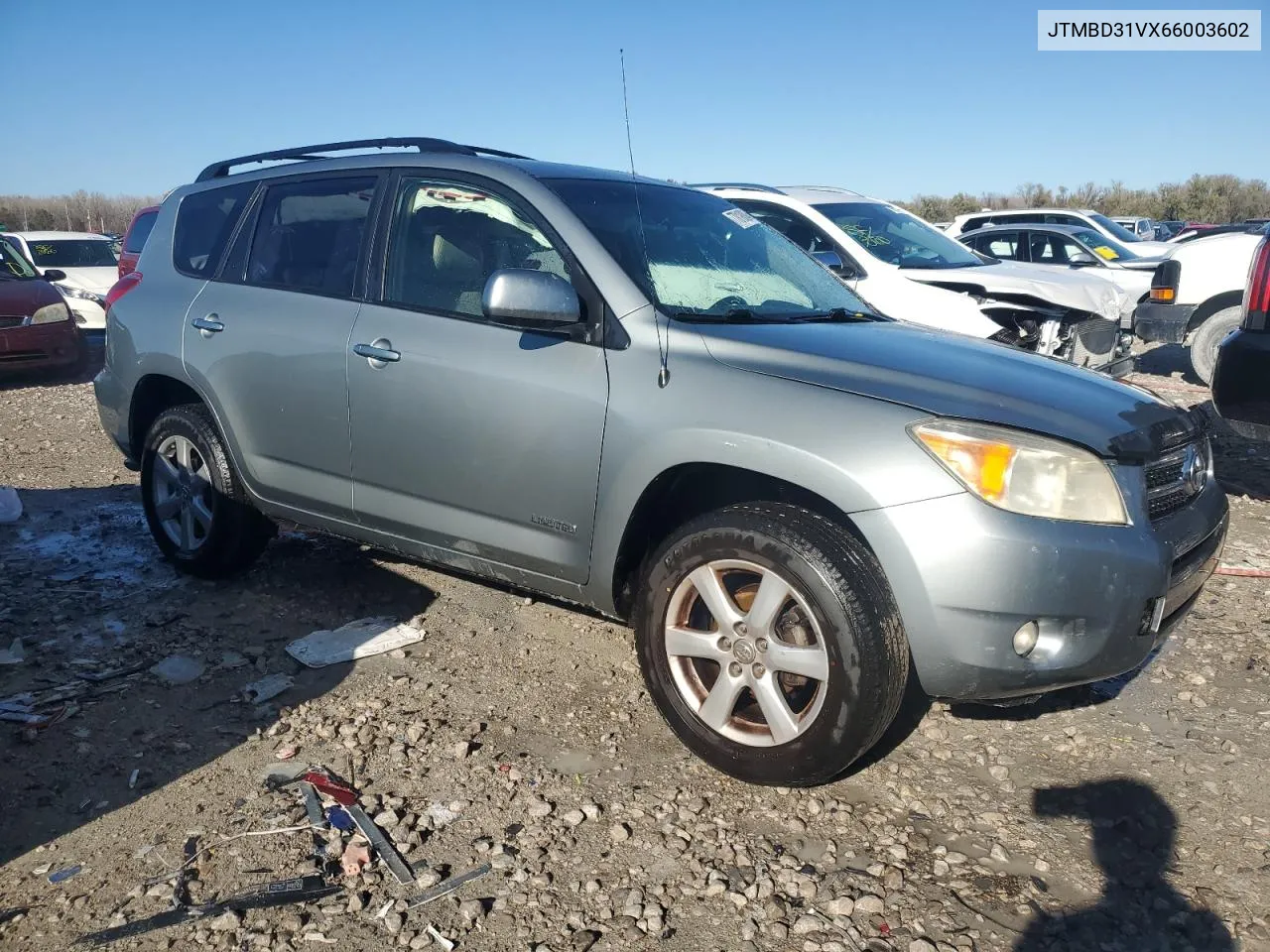 2006 Toyota Rav4 Limited VIN: JTMBD31VX66003602 Lot: 77818004