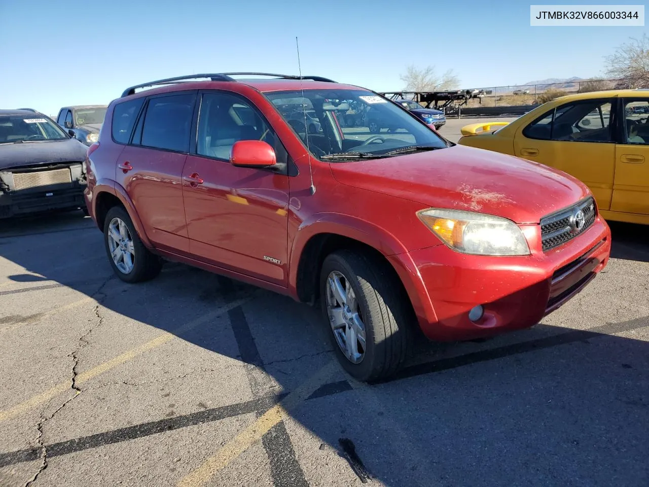 2006 Toyota Rav4 Sport VIN: JTMBK32V866003344 Lot: 79142074