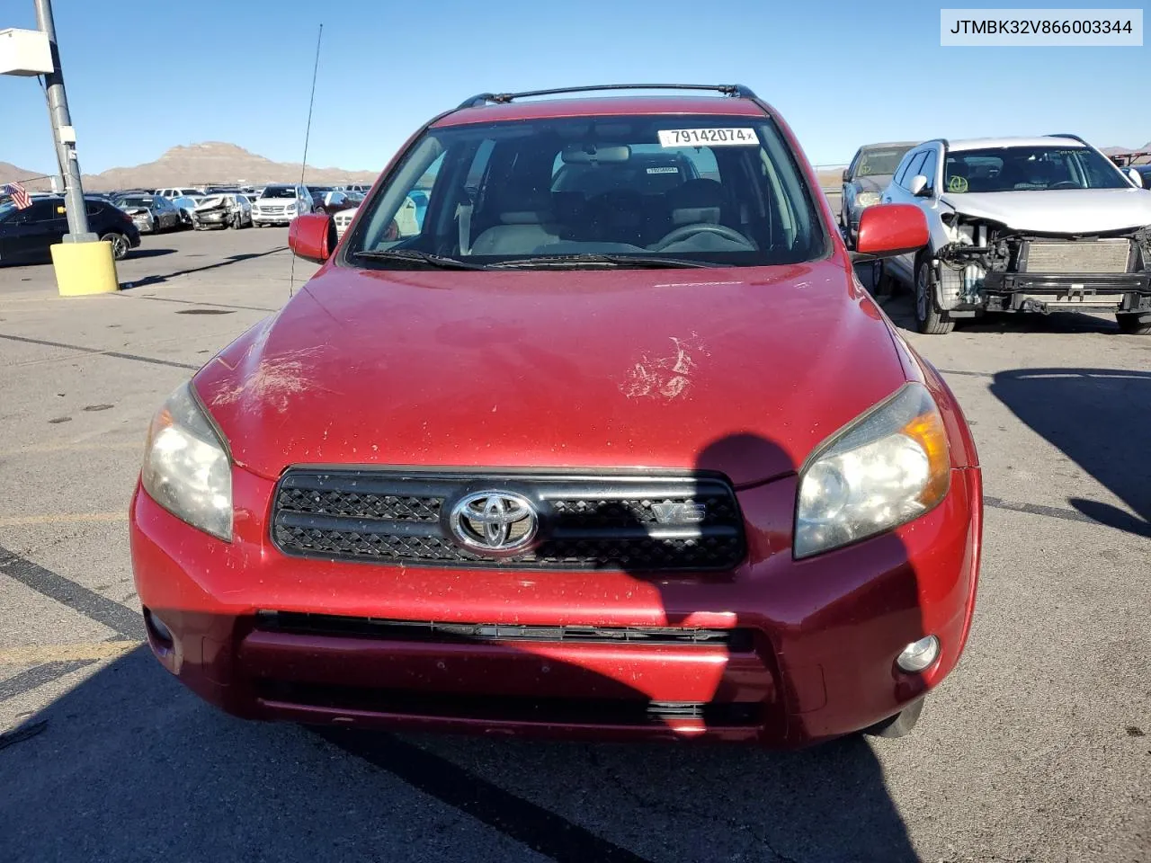 2006 Toyota Rav4 Sport VIN: JTMBK32V866003344 Lot: 79142074