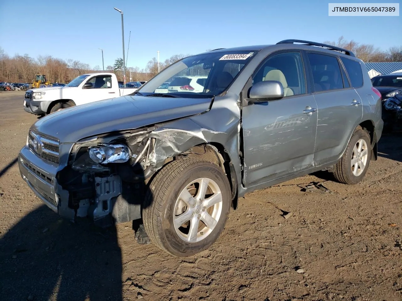 2006 Toyota Rav4 Limited VIN: JTMBD31V665047389 Lot: 80083394