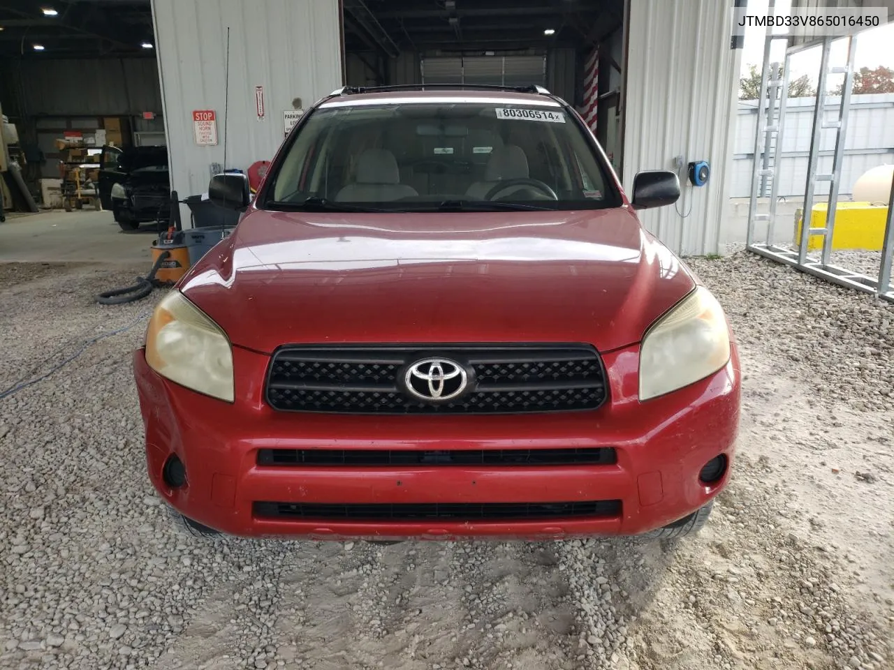 2006 Toyota Rav4 VIN: JTMBD33V865016450 Lot: 80306514