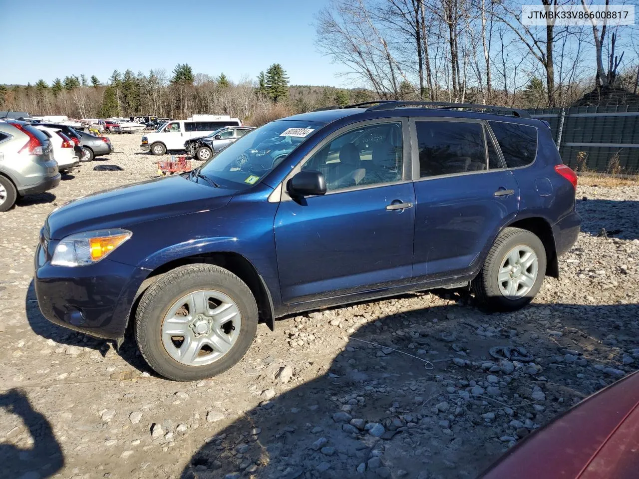 2006 Toyota Rav4 VIN: JTMBK33V866008817 Lot: 80360334