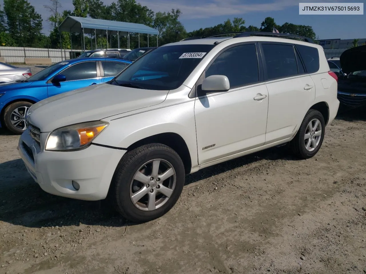 2007 Toyota Rav4 Limited VIN: JTMZK31V675015693 Lot: 57763354