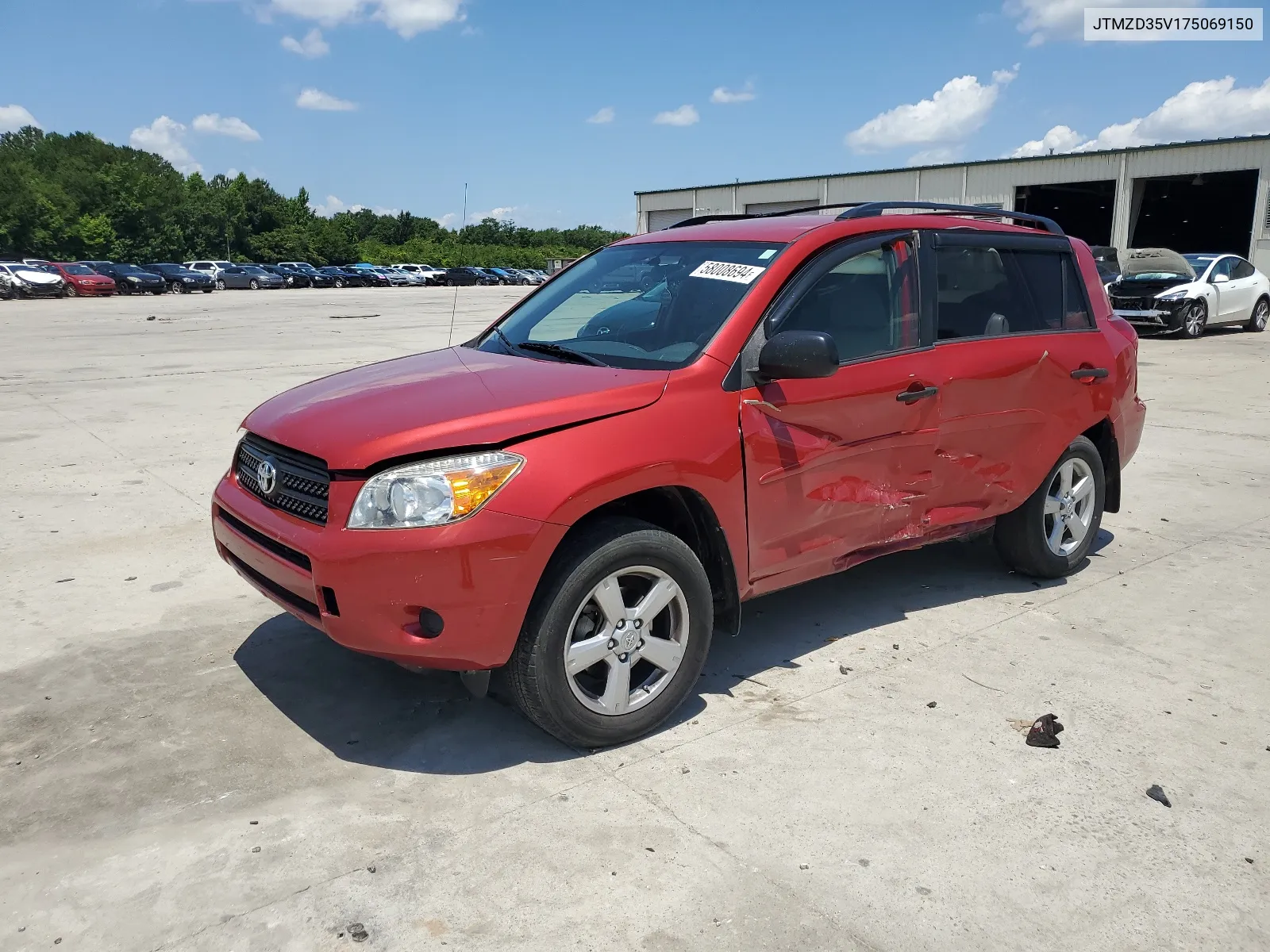 2007 Toyota Rav4 VIN: JTMZD35V175069150 Lot: 58008694