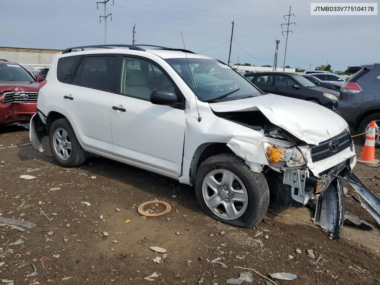 2007 Toyota Rav4 VIN: JTMBD33V775104178 Lot: 63387724