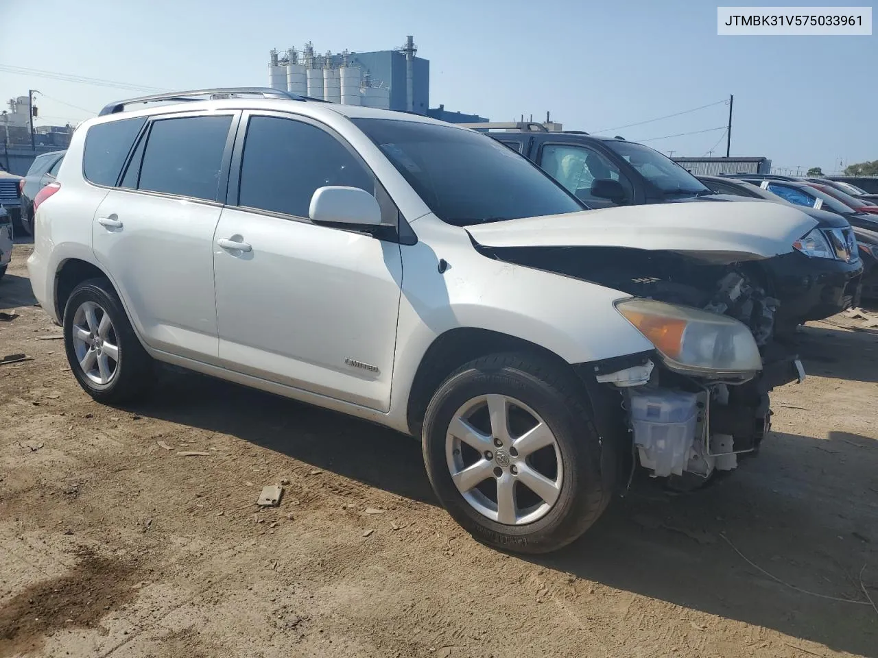 2007 Toyota Rav4 Limited VIN: JTMBK31V575033961 Lot: 63411224