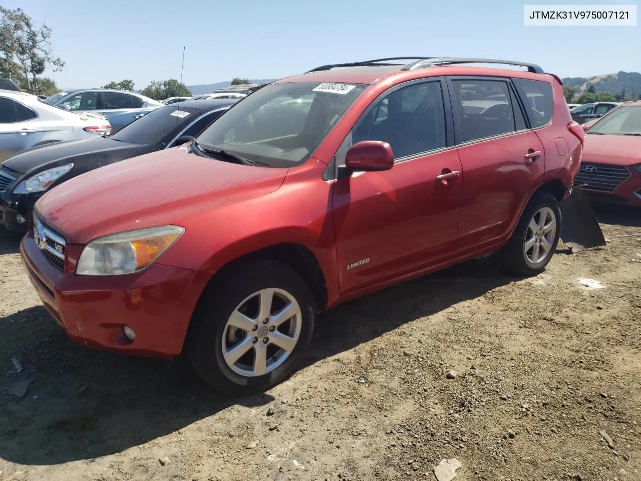 2007 Toyota Rav4 Limited VIN: JTMZK31V975007121 Lot: 63884784