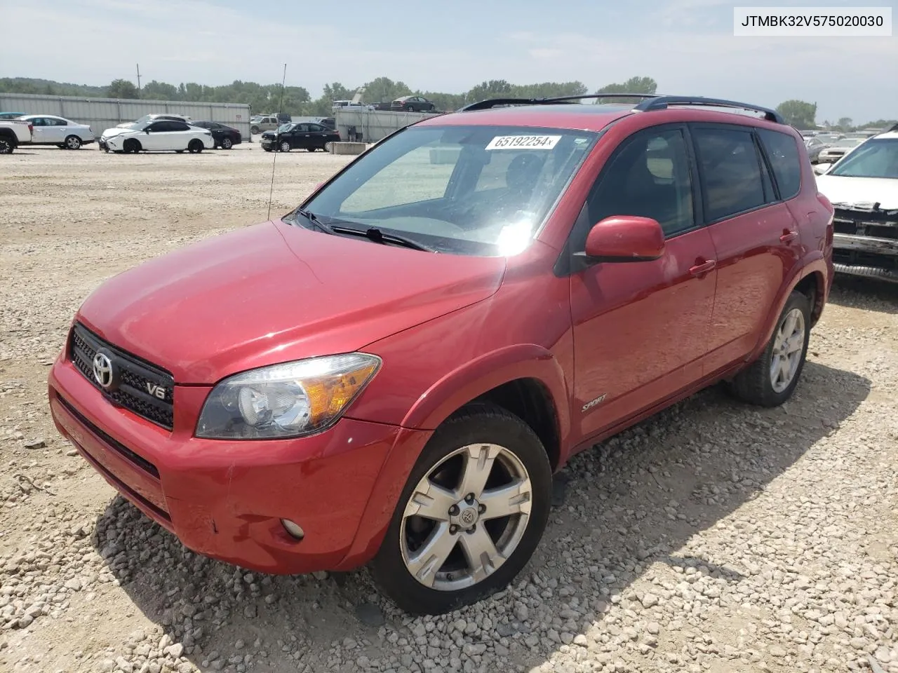 2007 Toyota Rav4 Sport VIN: JTMBK32V575020030 Lot: 65192254