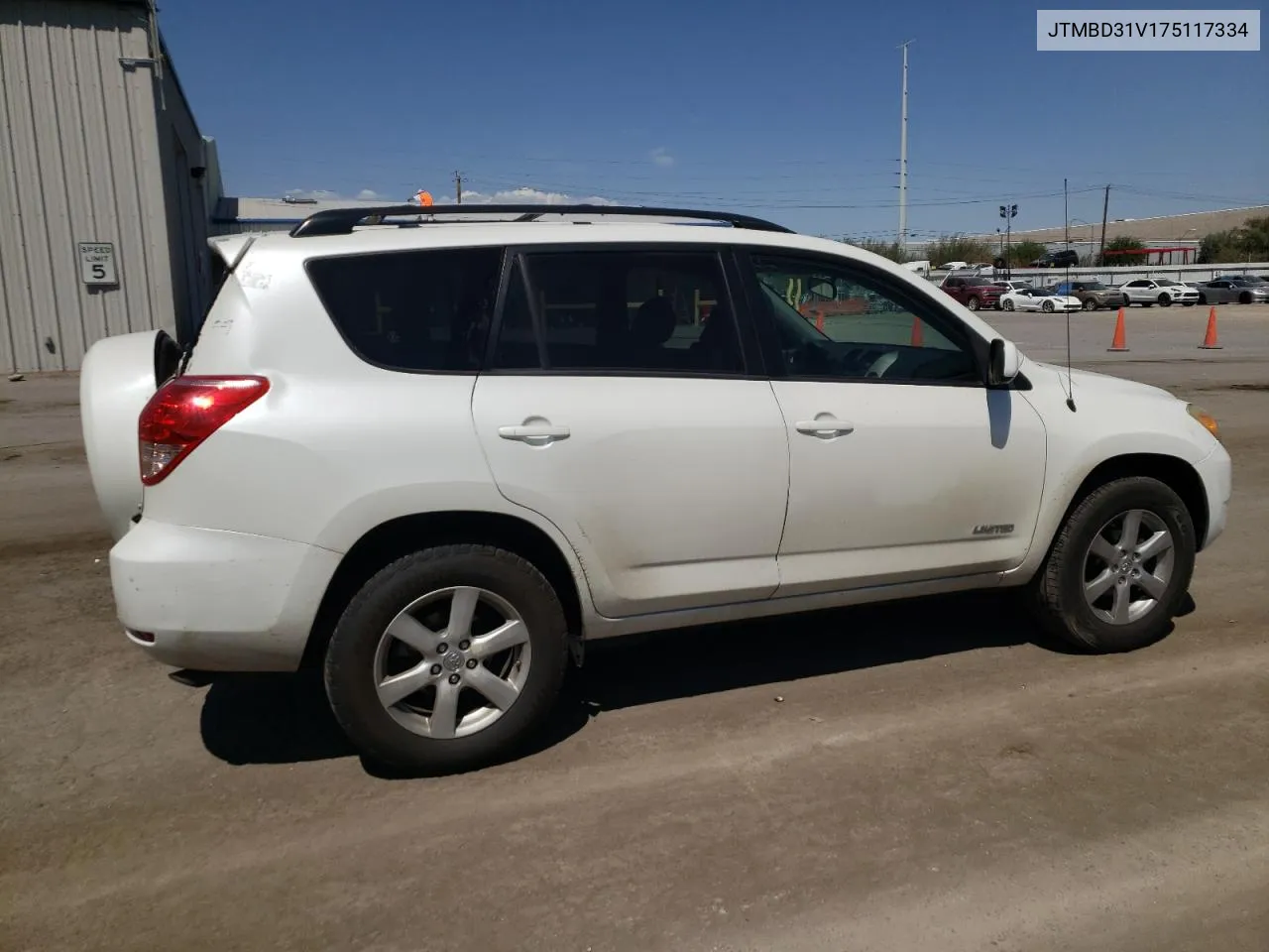 2007 Toyota Rav4 Limited VIN: JTMBD31V175117334 Lot: 66031094