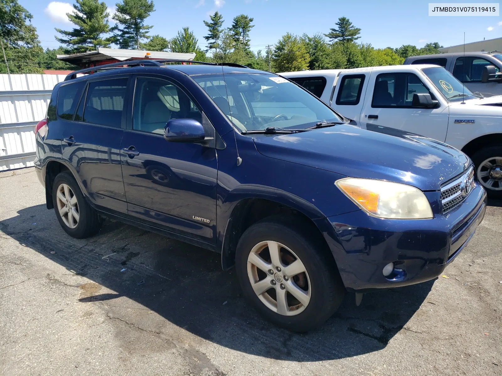 2007 Toyota Rav4 Limited VIN: JTMBD31V075119415 Lot: 66431034