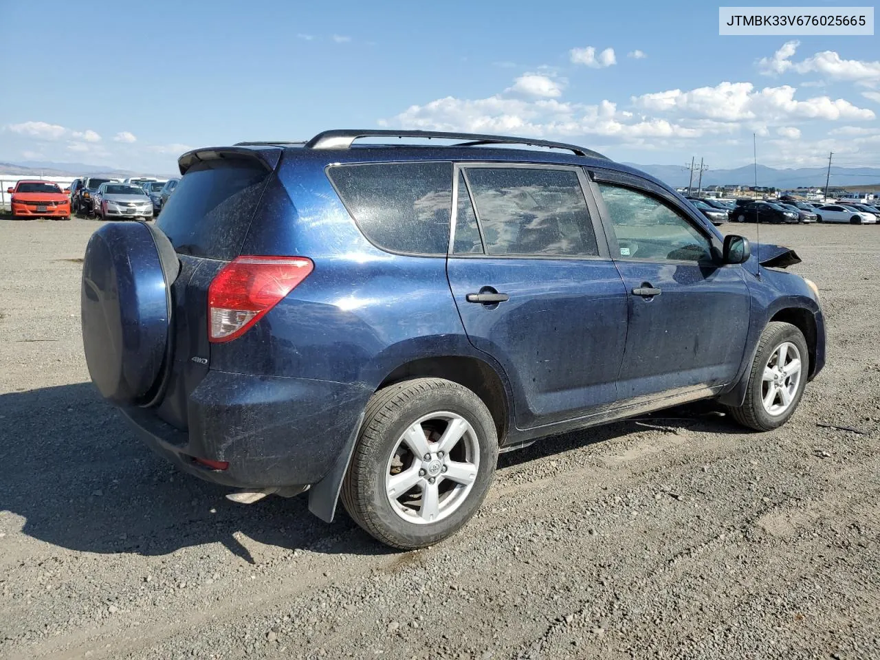 2007 Toyota Rav4 VIN: JTMBK33V676025665 Lot: 68544074