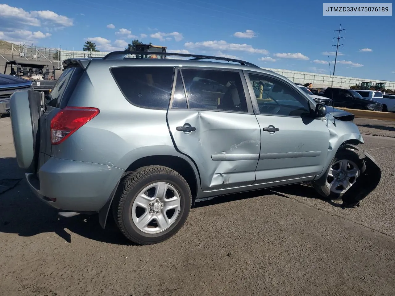 2007 Toyota Rav4 VIN: JTMZD33V475076189 Lot: 68674514