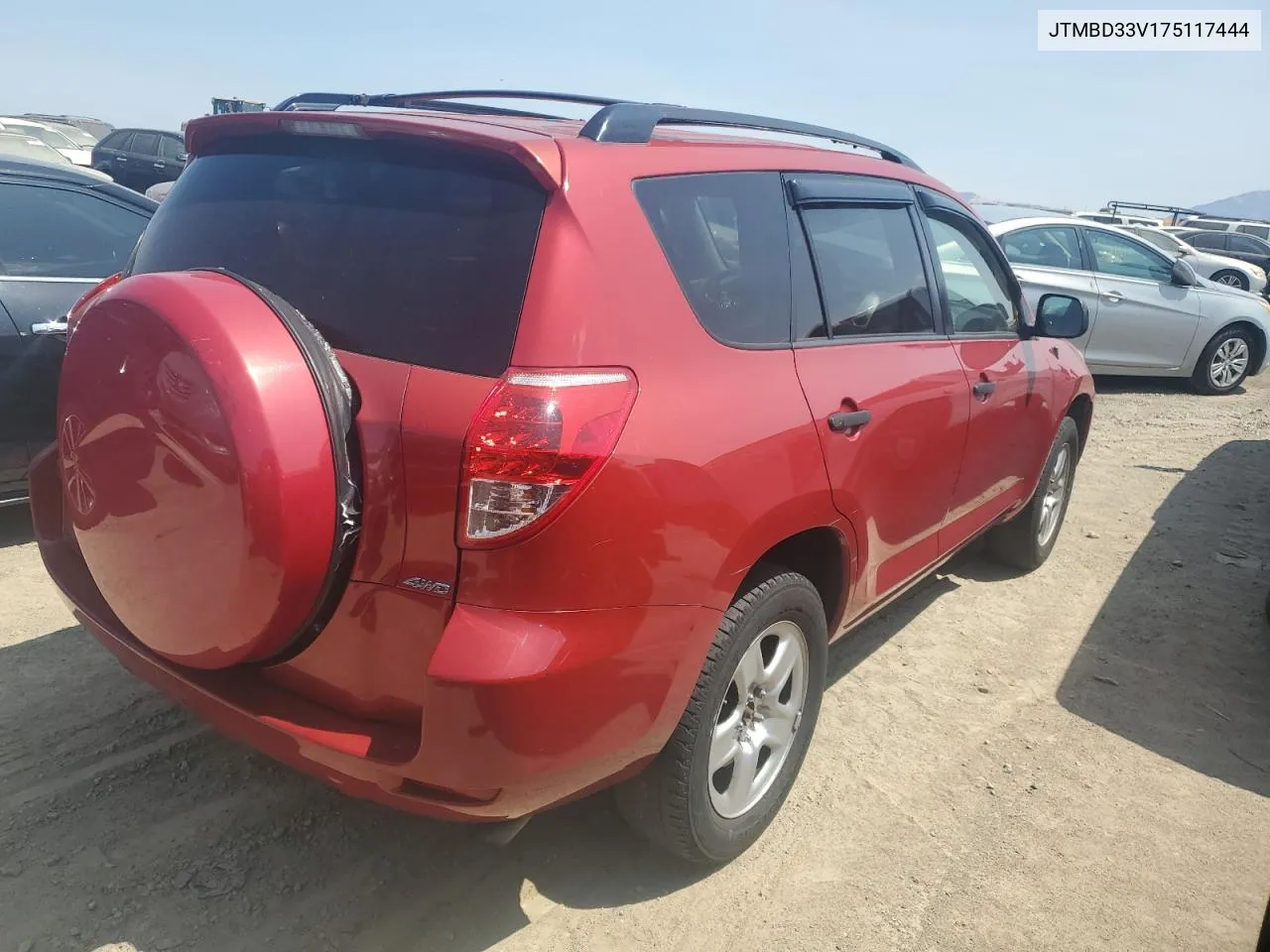 2007 Toyota Rav4 VIN: JTMBD33V175117444 Lot: 68674714