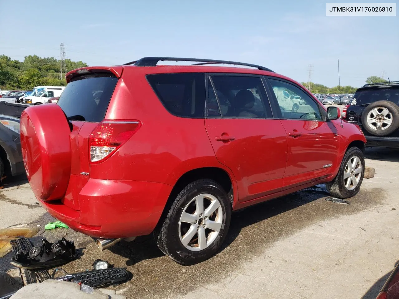 2007 Toyota Rav4 Limited VIN: JTMBK31V176026810 Lot: 68676854