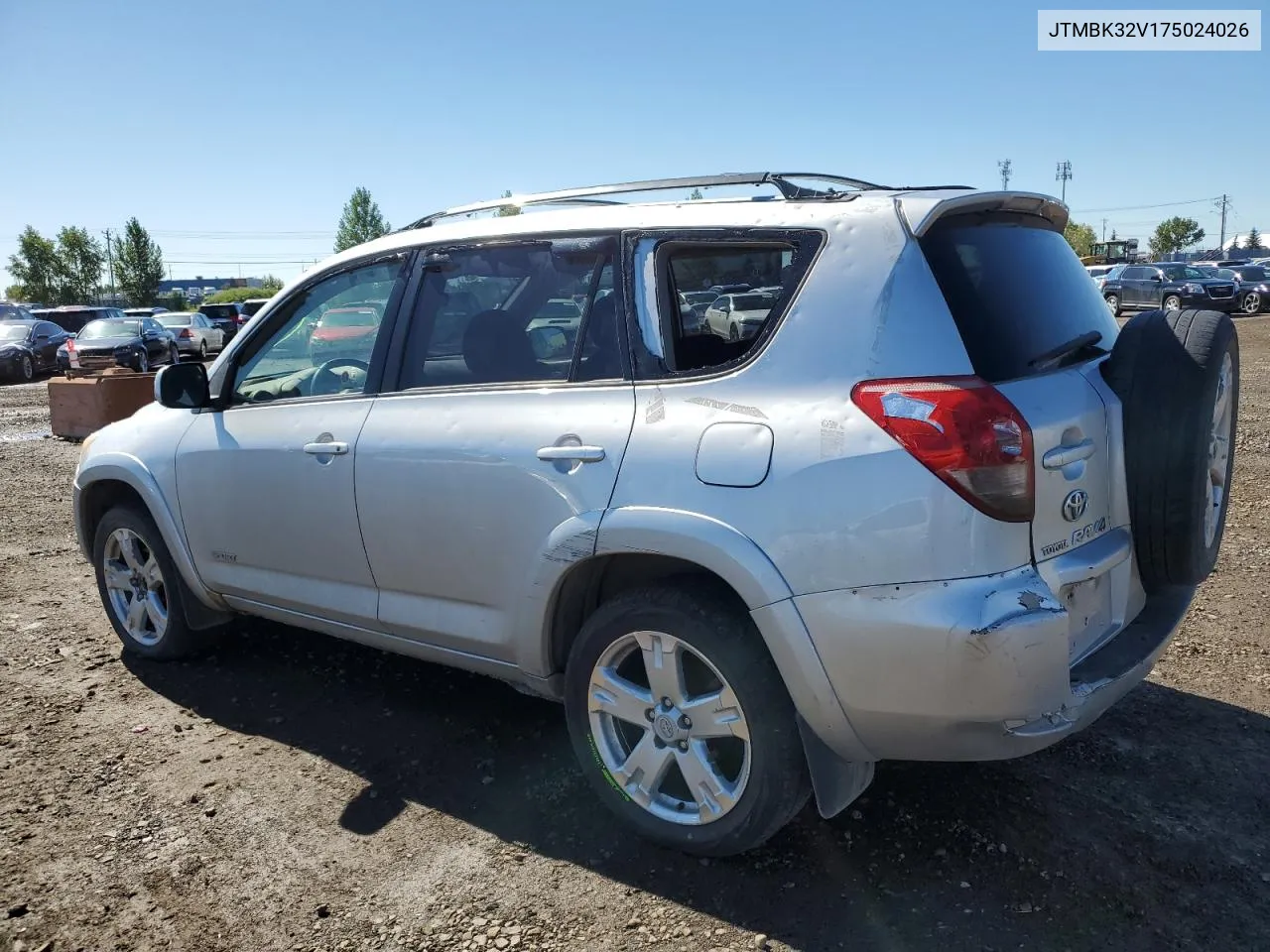 2007 Toyota Rav4 Sport VIN: JTMBK32V175024026 Lot: 68686844