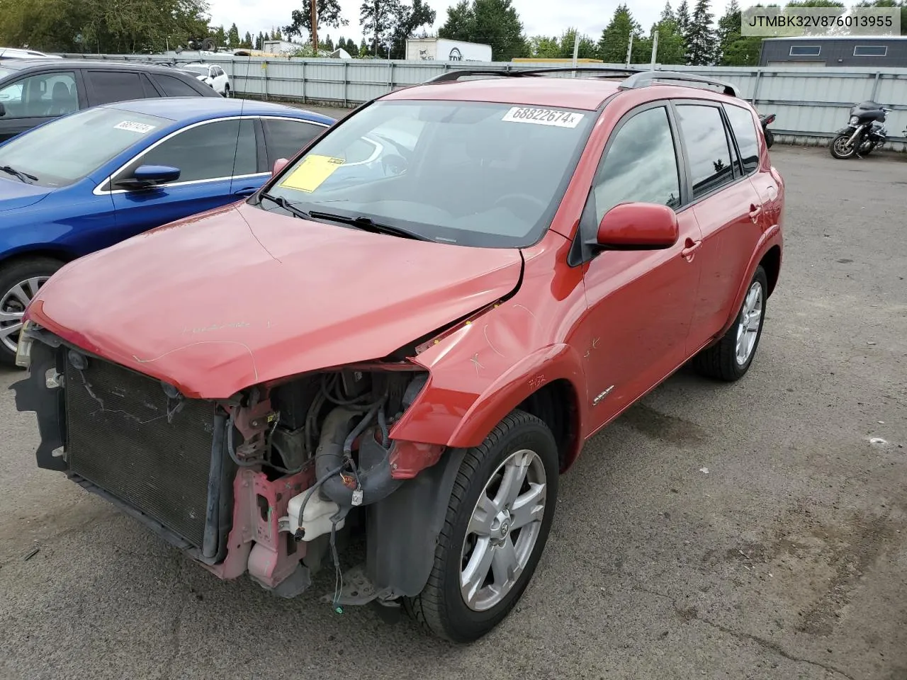 2007 Toyota Rav4 Sport VIN: JTMBK32V876013955 Lot: 68822674