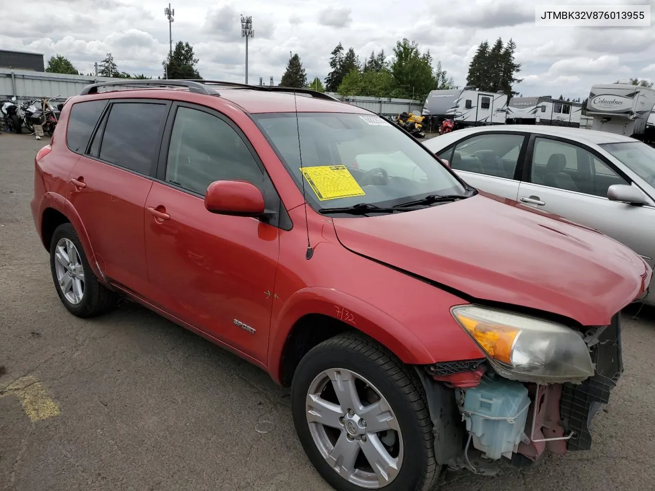 2007 Toyota Rav4 Sport VIN: JTMBK32V876013955 Lot: 68822674