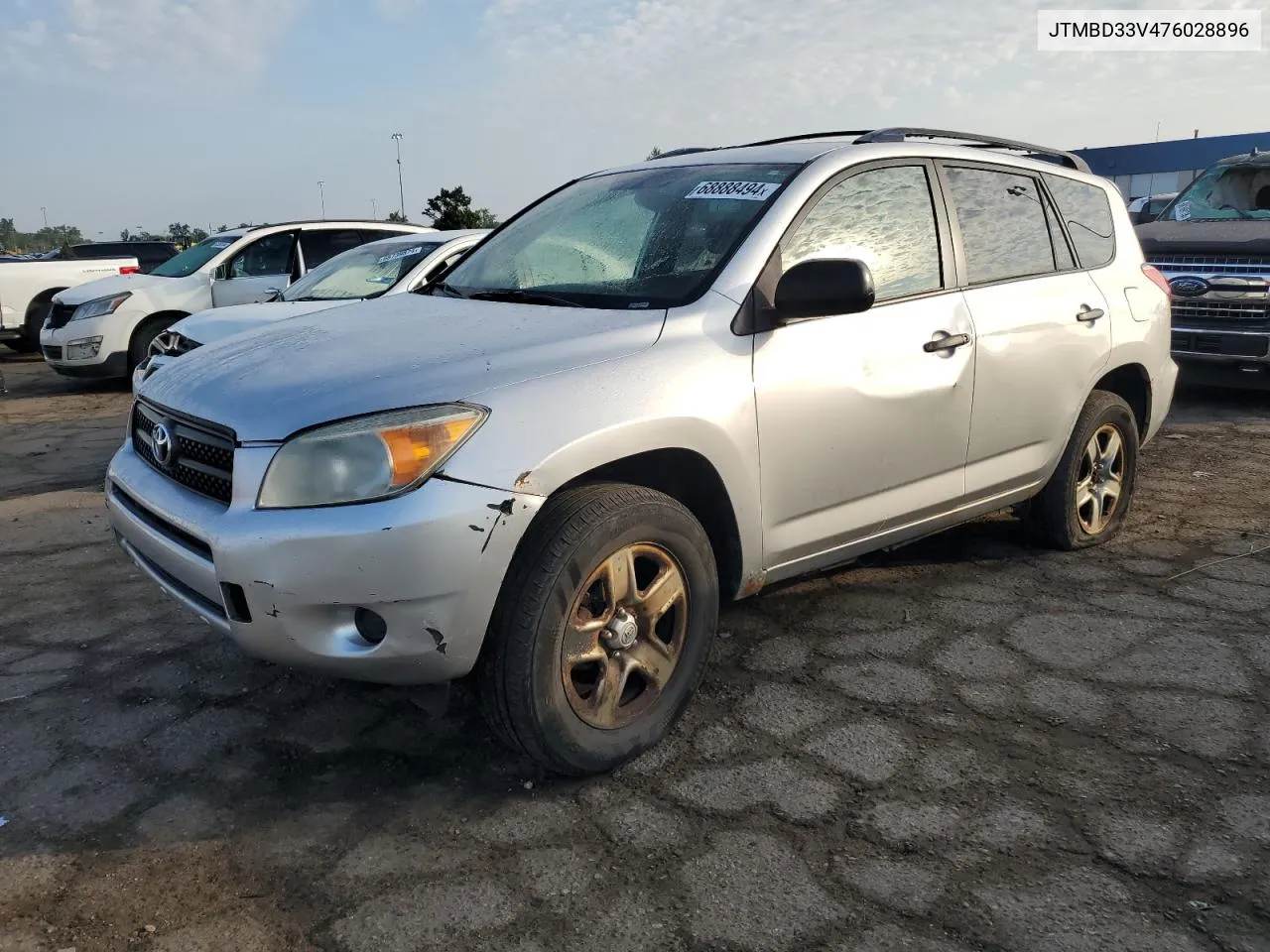 2007 Toyota Rav4 VIN: JTMBD33V476028896 Lot: 68888494