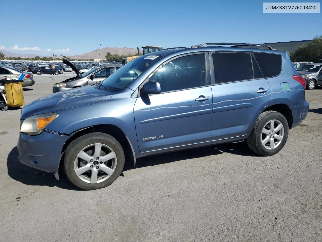 2007 Toyota Rav4 Limited VIN: JTMZK31V776003420 Lot: 69066604