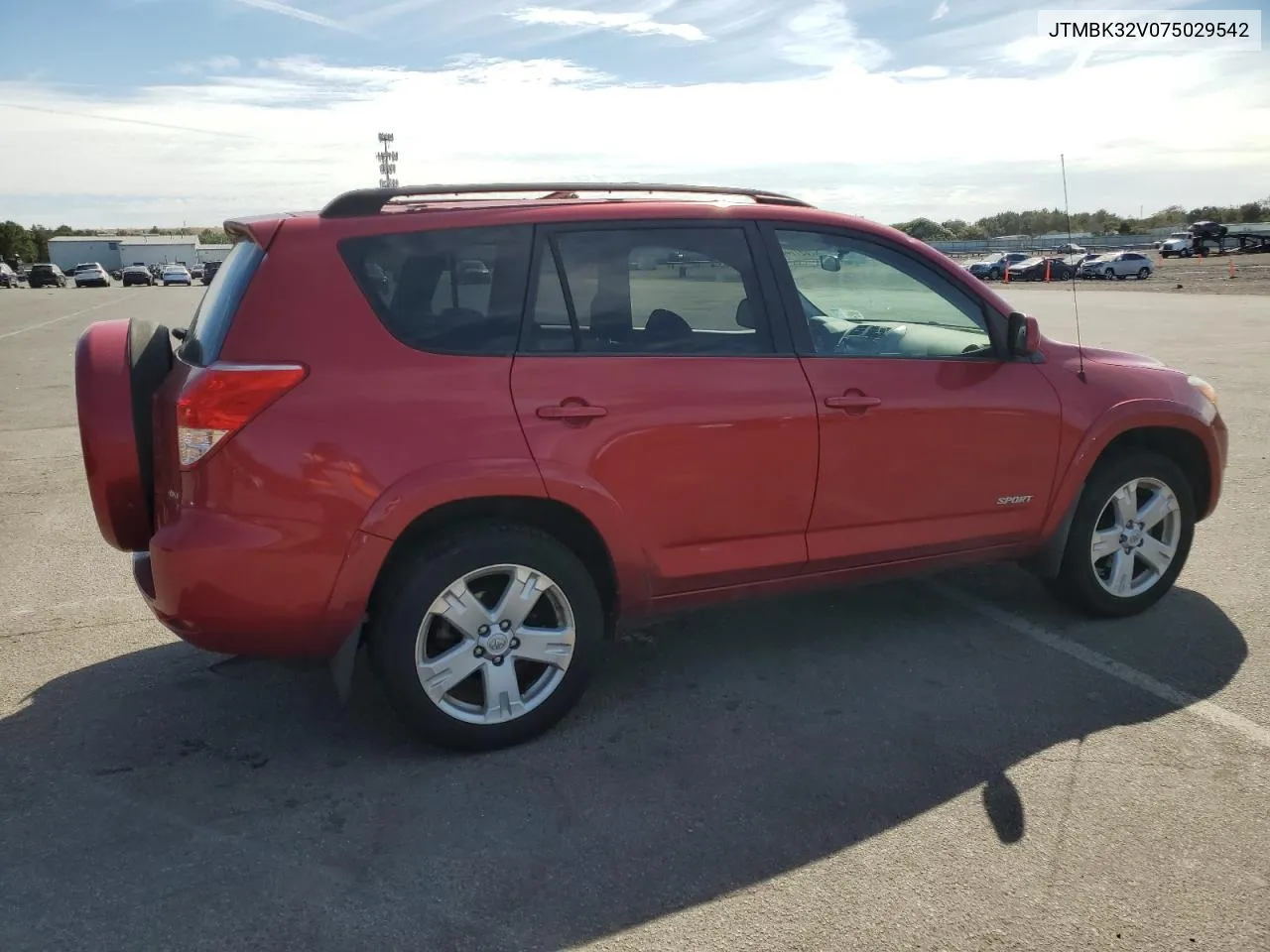 2007 Toyota Rav4 Sport VIN: JTMBK32V075029542 Lot: 69114414