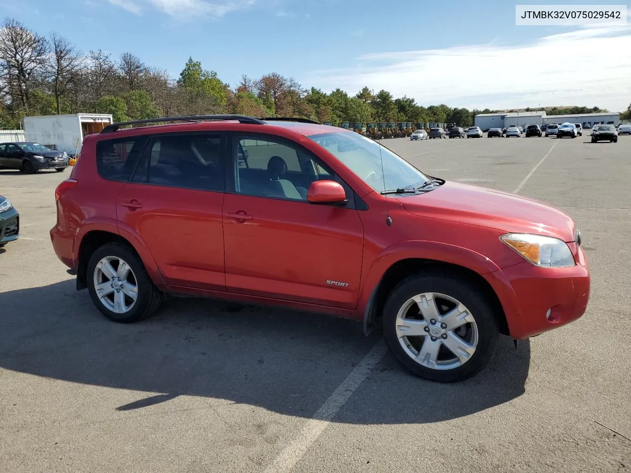 2007 Toyota Rav4 Sport VIN: JTMBK32V075029542 Lot: 69114414