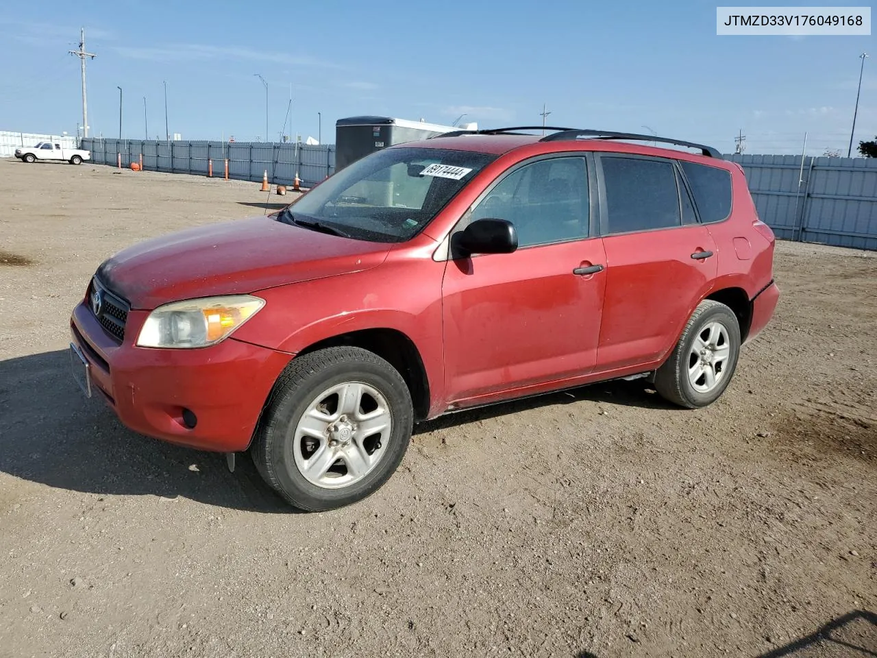 2007 Toyota Rav4 VIN: JTMZD33V176049168 Lot: 69174444