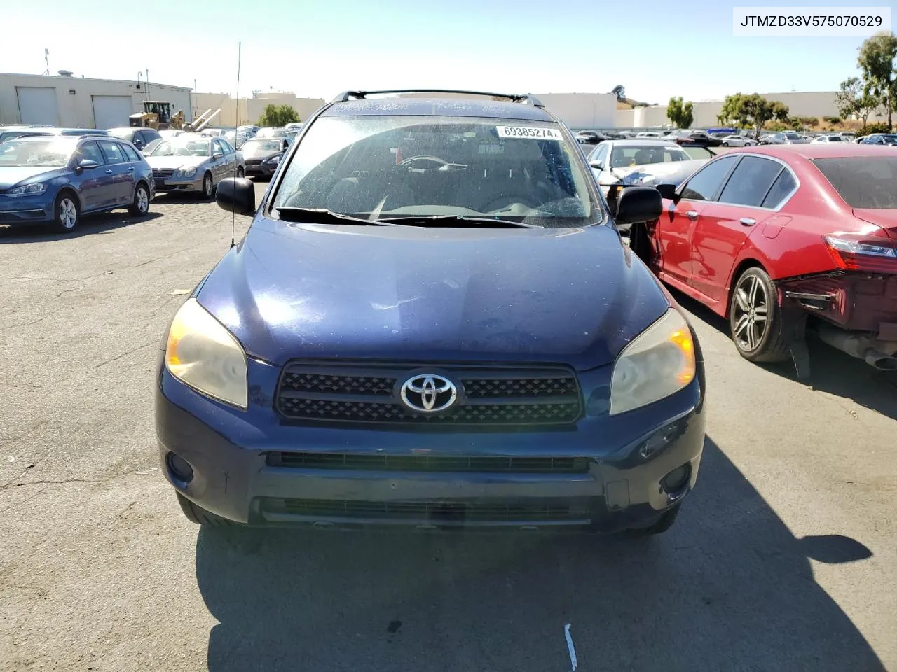 2007 Toyota Rav4 VIN: JTMZD33V575070529 Lot: 69385274