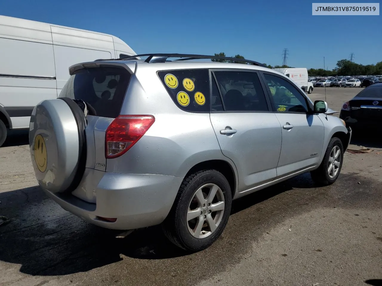 2007 Toyota Rav4 Limited VIN: JTMBK31V875019519 Lot: 70276094