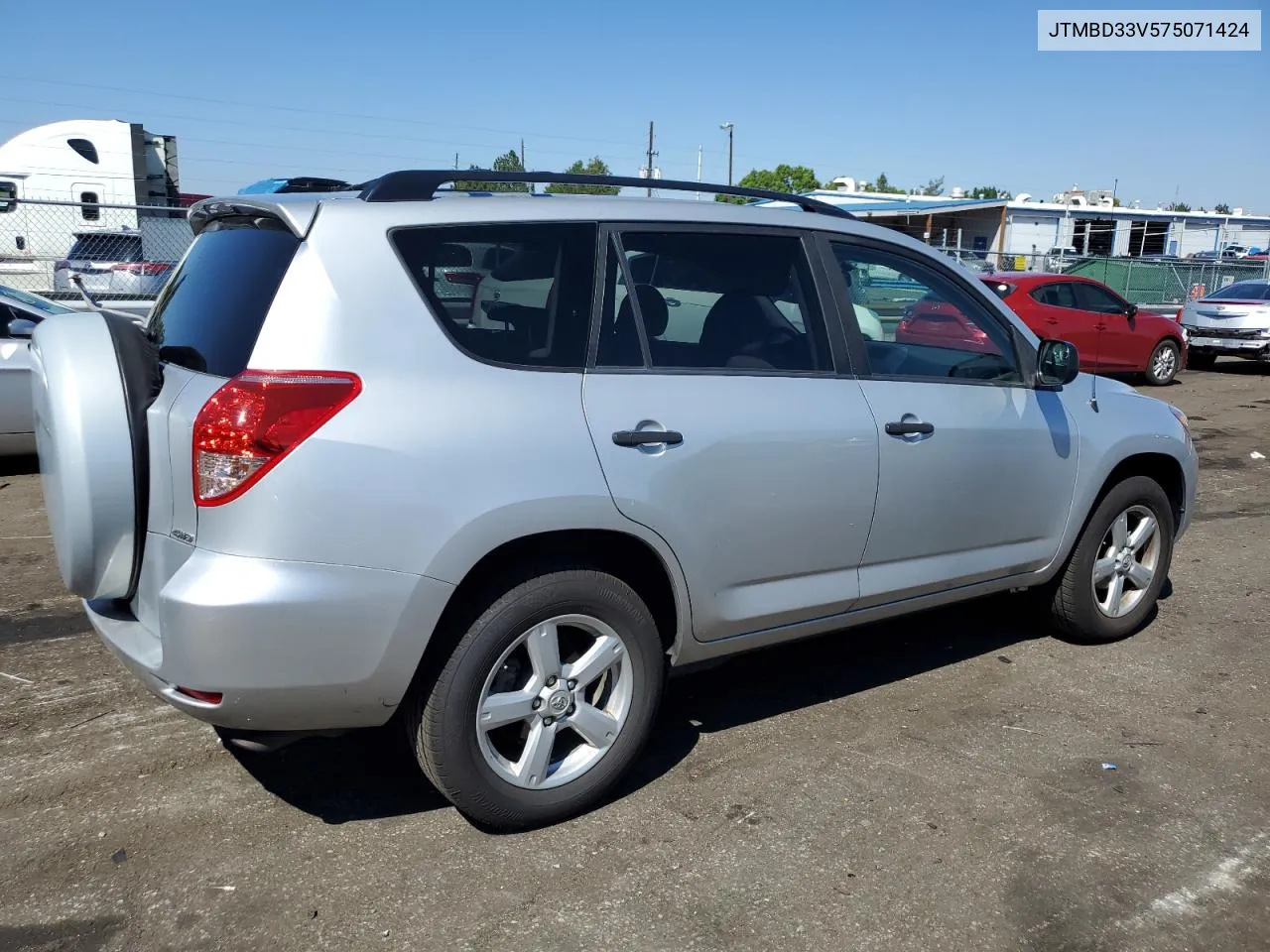 2007 Toyota Rav4 VIN: JTMBD33V575071424 Lot: 70427414