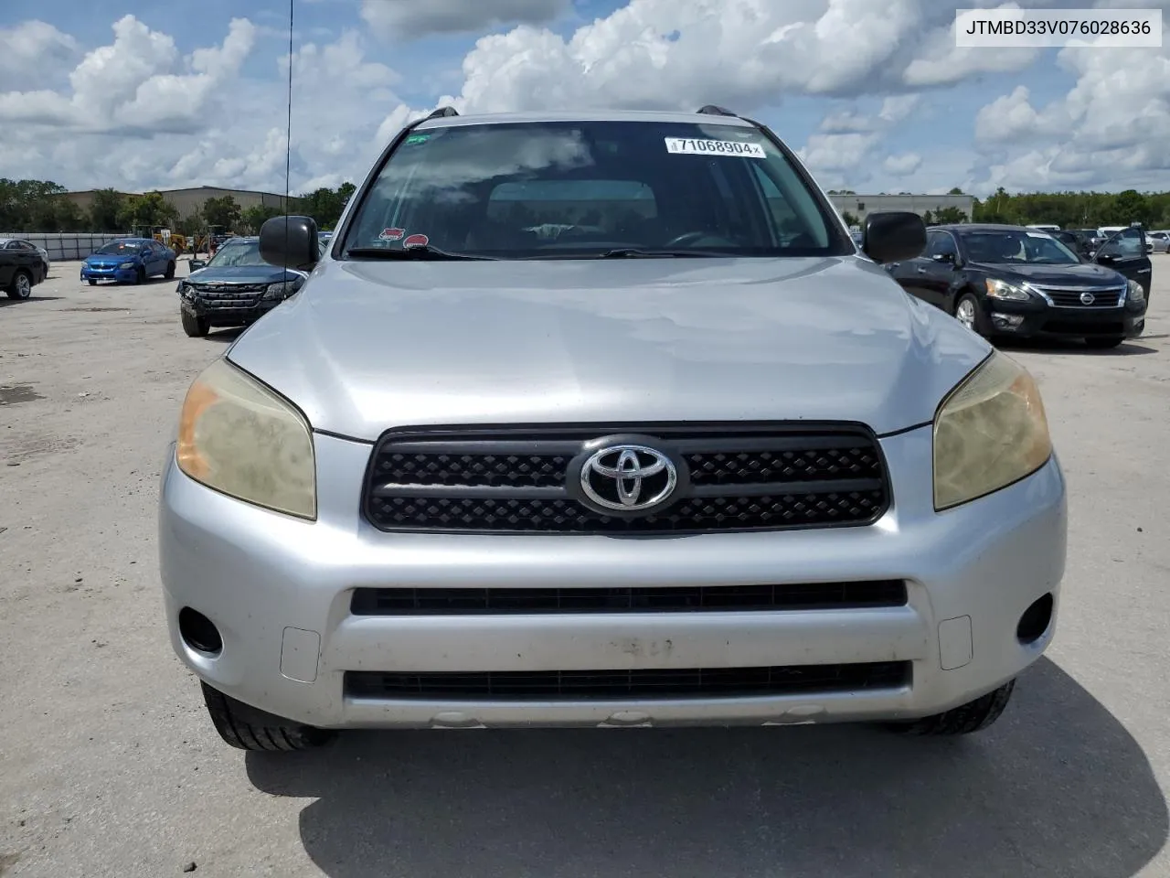 2007 Toyota Rav4 VIN: JTMBD33V076028636 Lot: 71068904