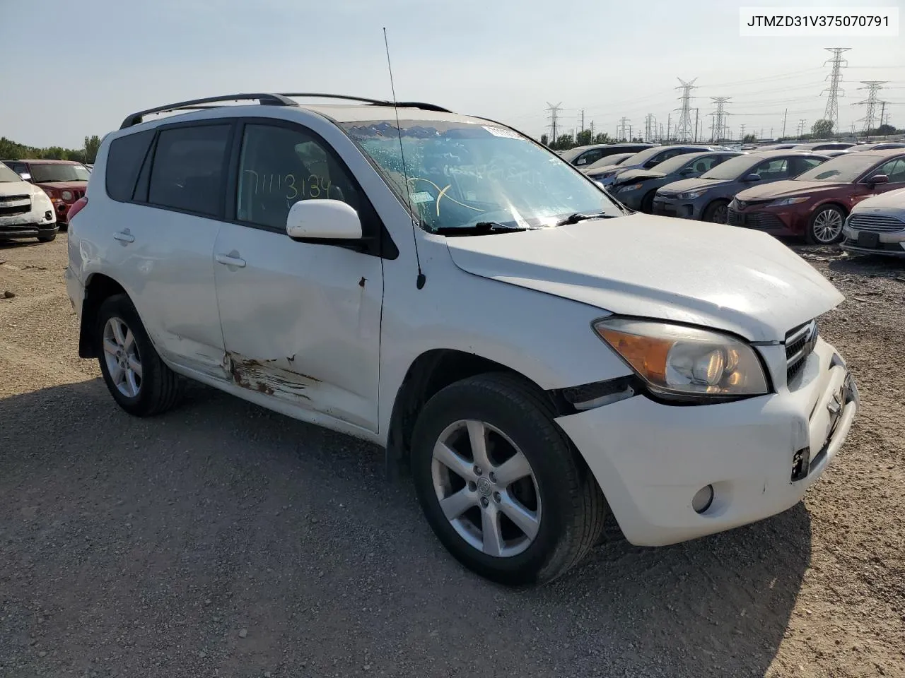 JTMZD31V375070791 2007 Toyota Rav4 Limited