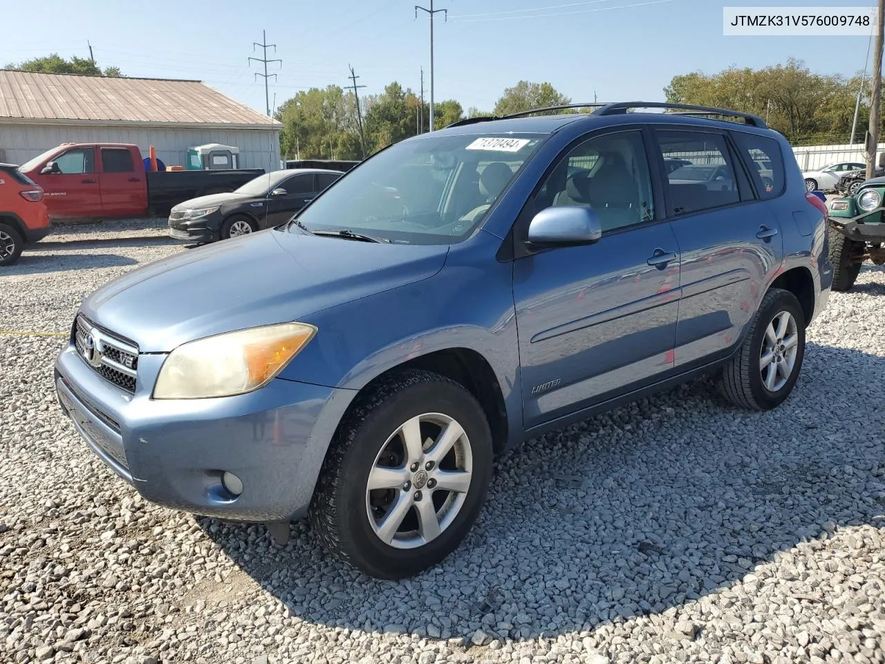 2007 Toyota Rav4 Limited VIN: JTMZK31V576009748 Lot: 71370494