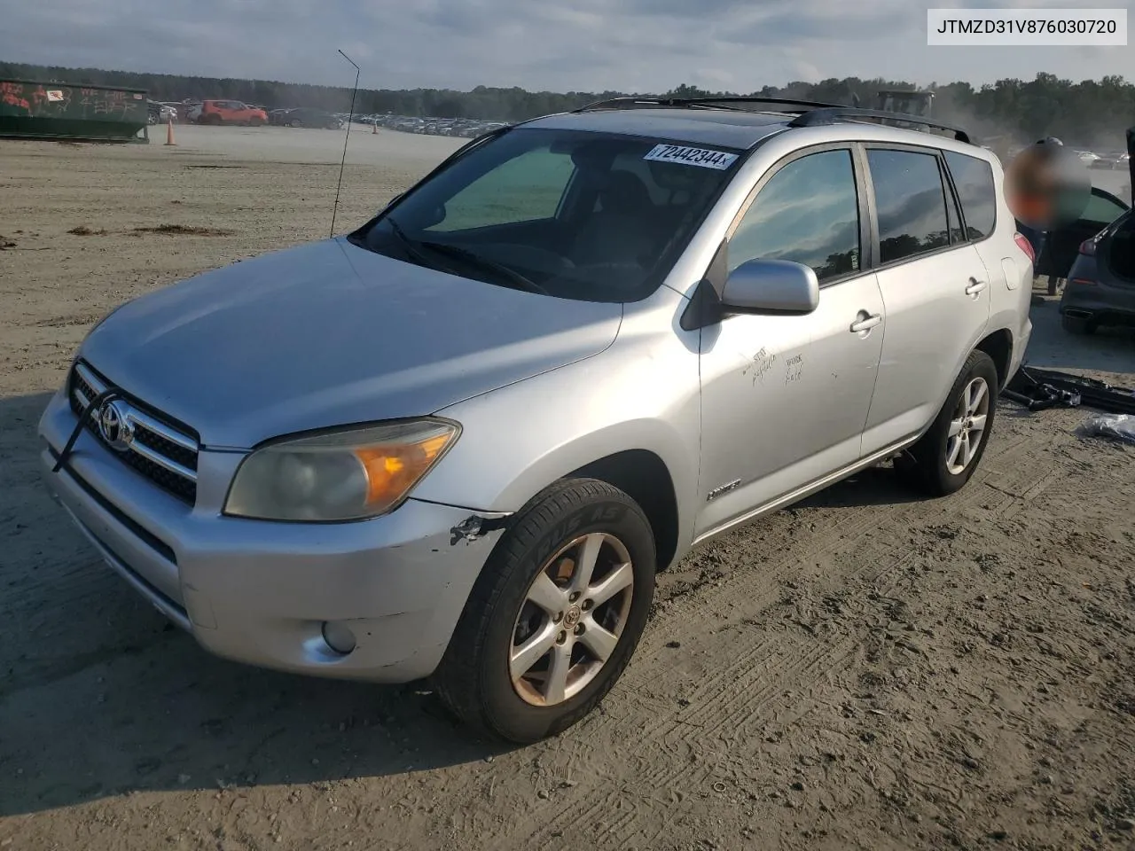 2007 Toyota Rav4 Limited VIN: JTMZD31V876030720 Lot: 72442344