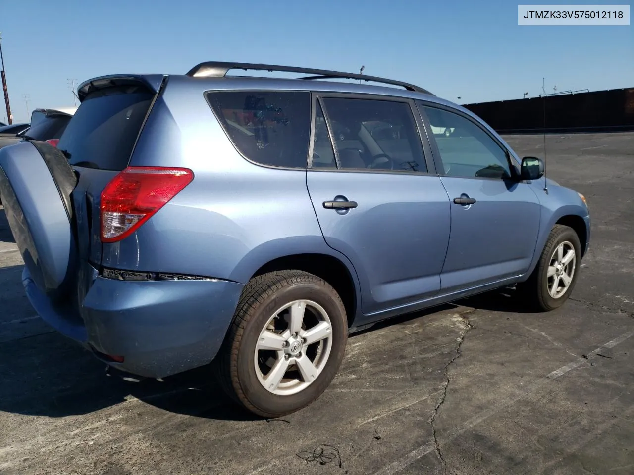 JTMZK33V575012118 2007 Toyota Rav4