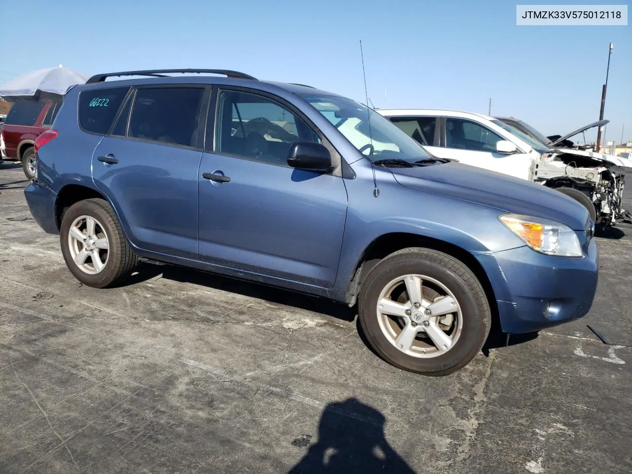 2007 Toyota Rav4 VIN: JTMZK33V575012118 Lot: 72661214