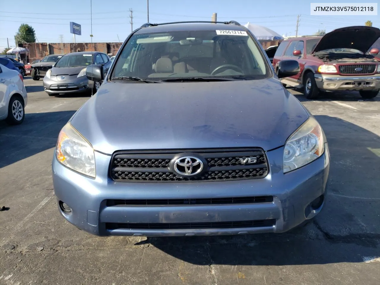 2007 Toyota Rav4 VIN: JTMZK33V575012118 Lot: 72661214