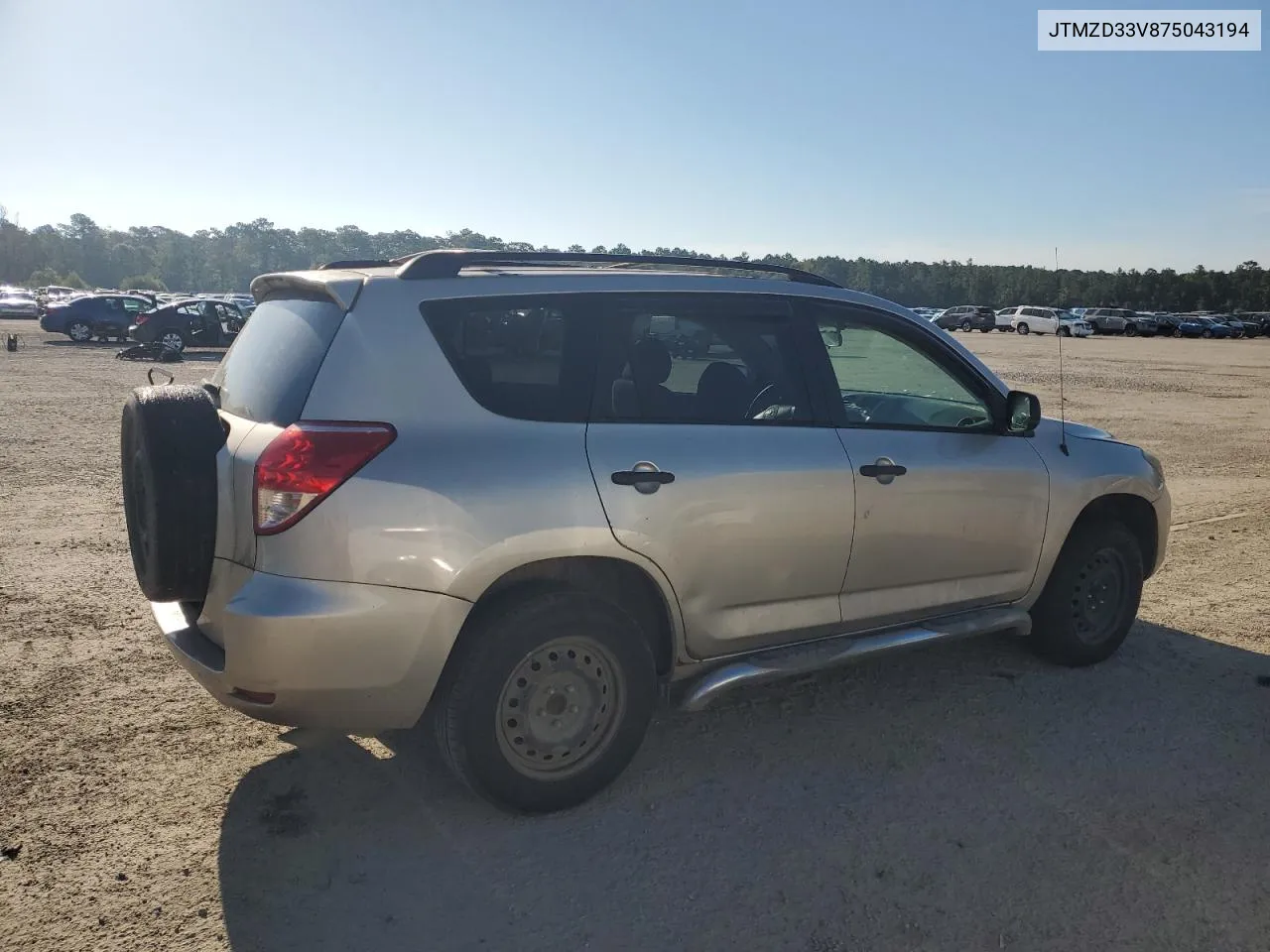 2007 Toyota Rav4 VIN: JTMZD33V875043194 Lot: 72855484