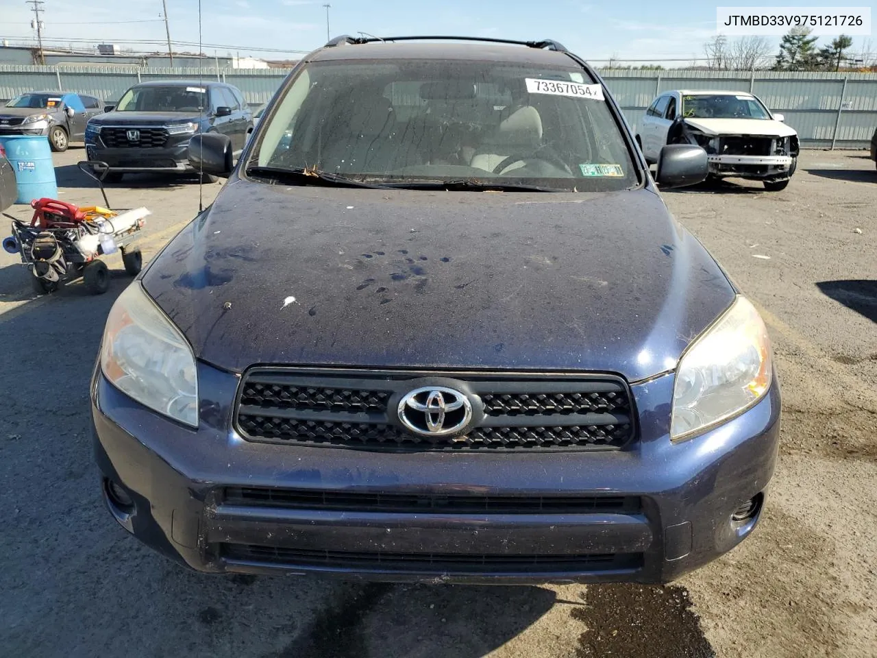 2007 Toyota Rav4 VIN: JTMBD33V975121726 Lot: 73367054