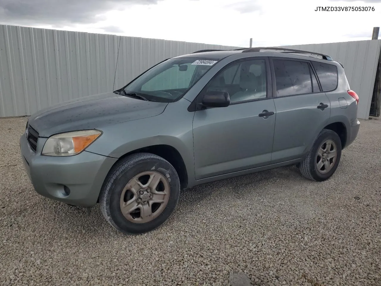 2007 Toyota Rav4 VIN: JTMZD33V875053076 Lot: 74433284