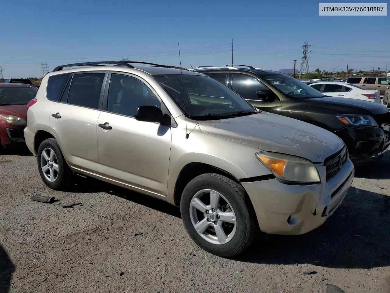 2007 Toyota Rav4 VIN: JTMBK33V476010887 Lot: 74585664