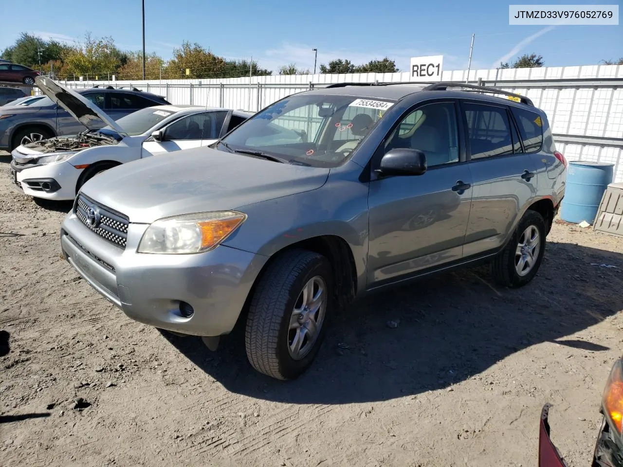 2007 Toyota Rav4 VIN: JTMZD33V976052769 Lot: 75534584