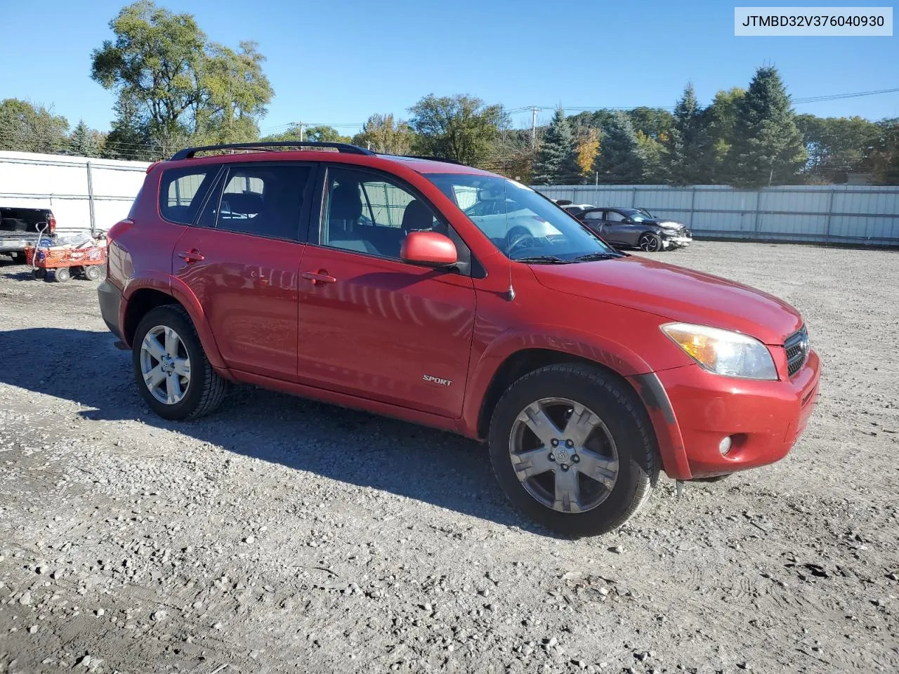 2007 Toyota Rav4 Sport VIN: JTMBD32V376040930 Lot: 75535054