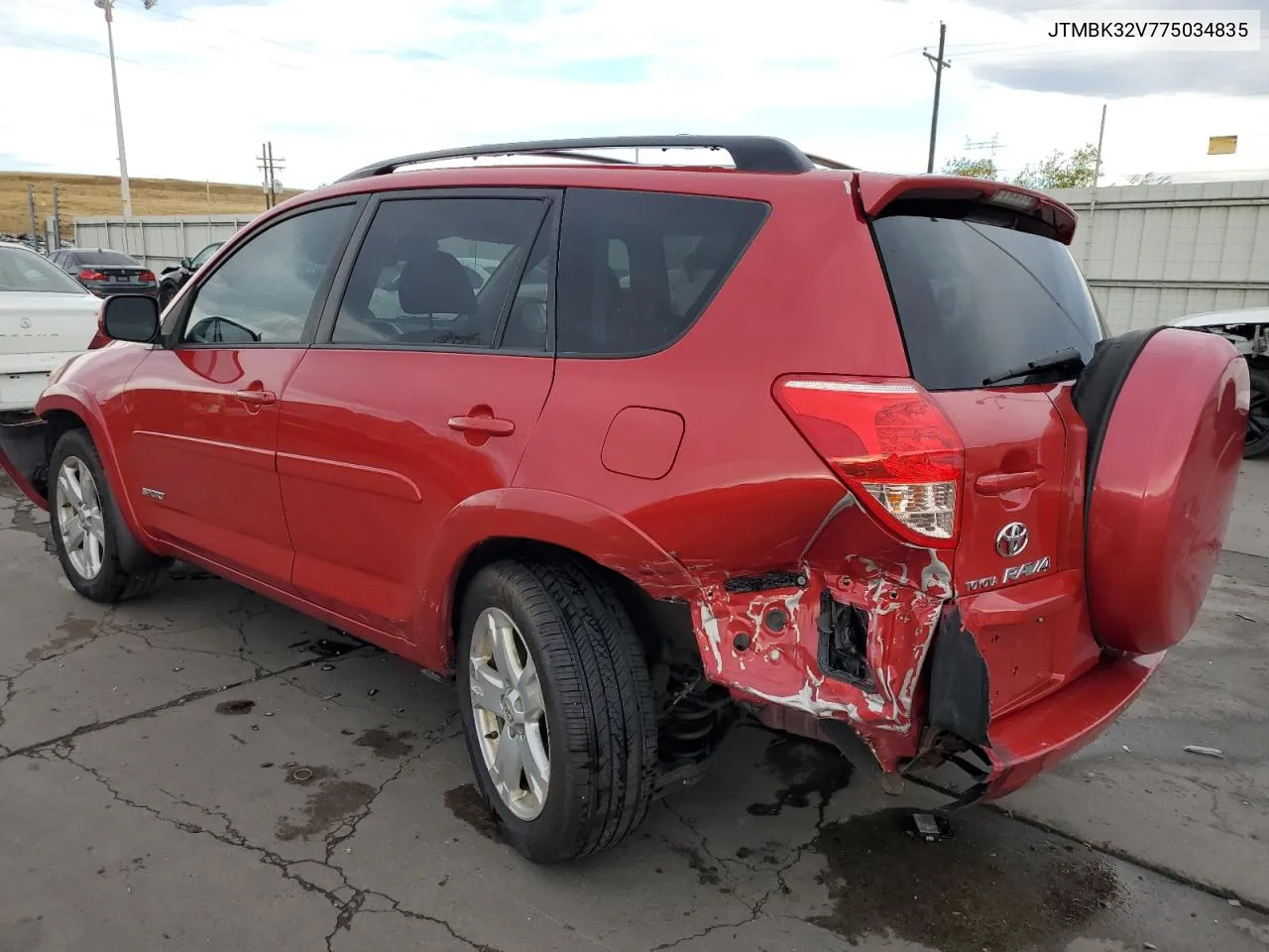 2007 Toyota Rav4 Sport VIN: JTMBK32V775034835 Lot: 76196864