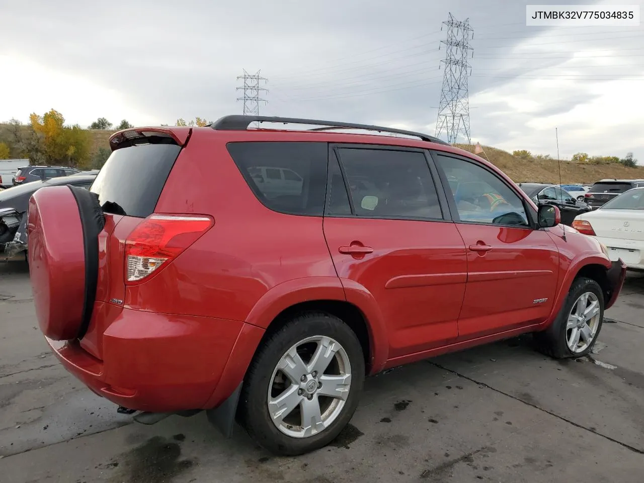 2007 Toyota Rav4 Sport VIN: JTMBK32V775034835 Lot: 76196864