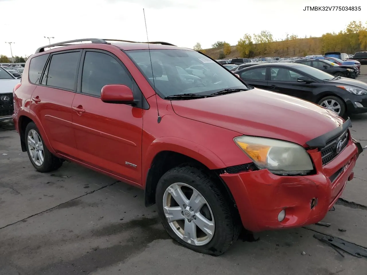 2007 Toyota Rav4 Sport VIN: JTMBK32V775034835 Lot: 76196864