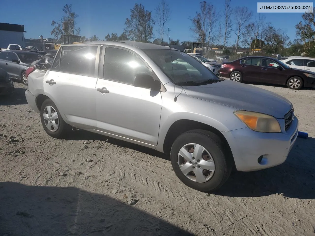 2007 Toyota Rav4 VIN: JTMZD33V576035032 Lot: 76199324