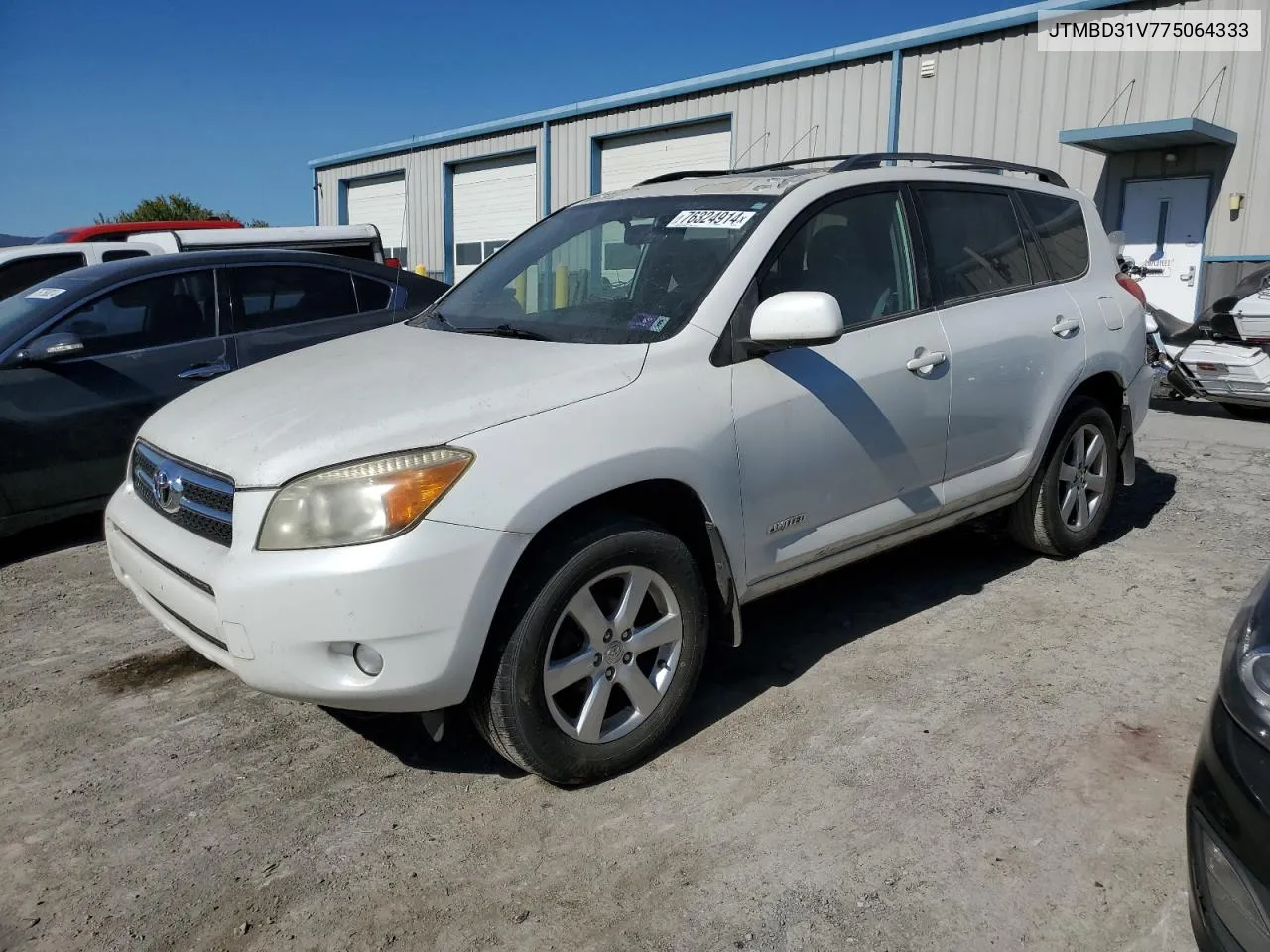 2007 Toyota Rav4 Limited VIN: JTMBD31V775064333 Lot: 76324914