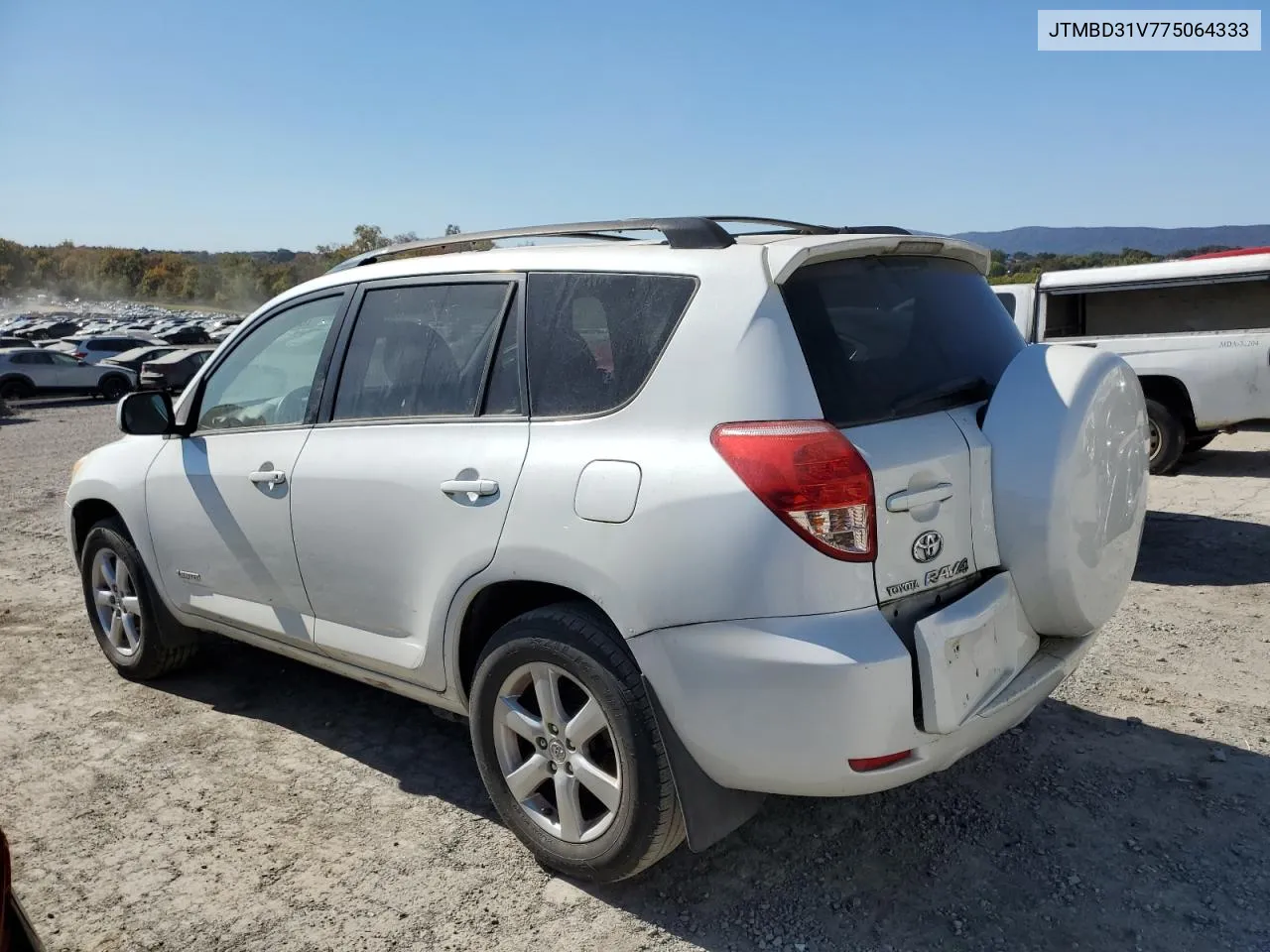 2007 Toyota Rav4 Limited VIN: JTMBD31V775064333 Lot: 76324914